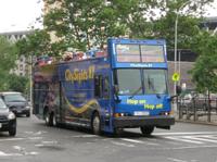 New York City Hop-on Hop-off Tour, Statue of Liberty Ferry Ticket and Top of the Rock or Empire Stat